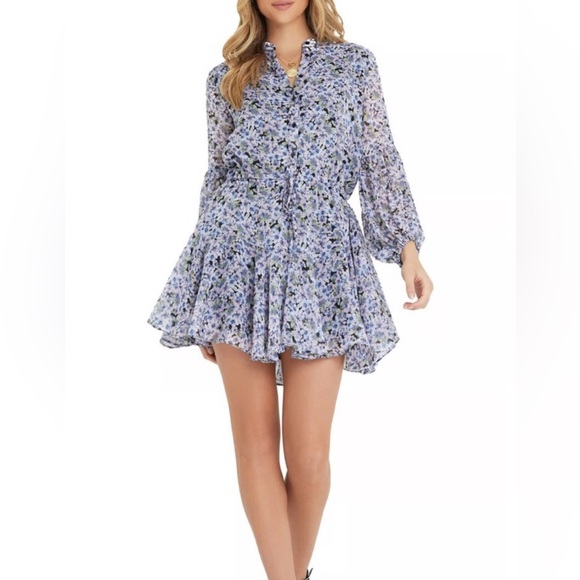 Vici Floral Long Sleeve Mini Dress - Picture 4 of 4